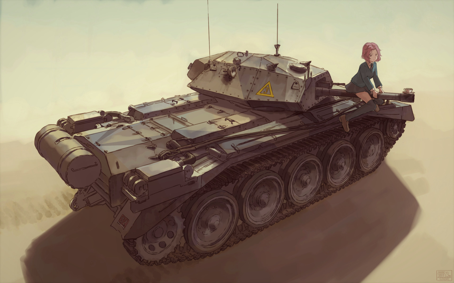 Крусейдер танк аниме