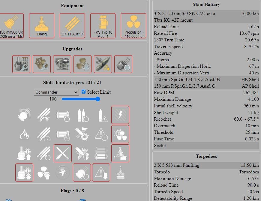 討論 你各位把德驅二線的配置拿出來讓我康康 戰艦世界world Of Warships 哈啦板 巴哈姆特