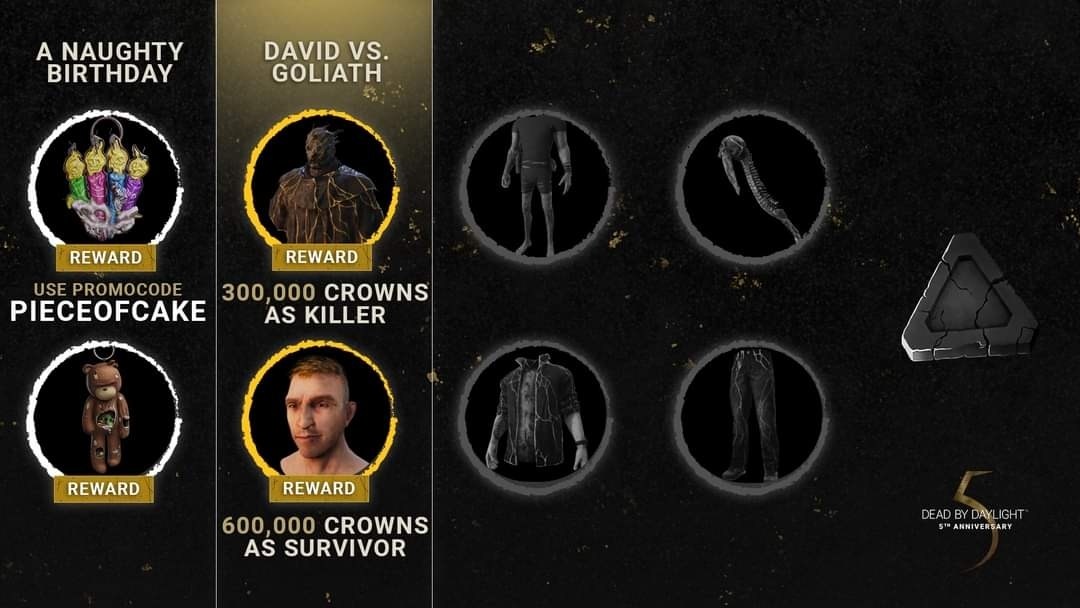 問題 五週年飾品代碼7 23 更新 Dead By Daylight 黎明死線 哈啦板 巴哈姆特