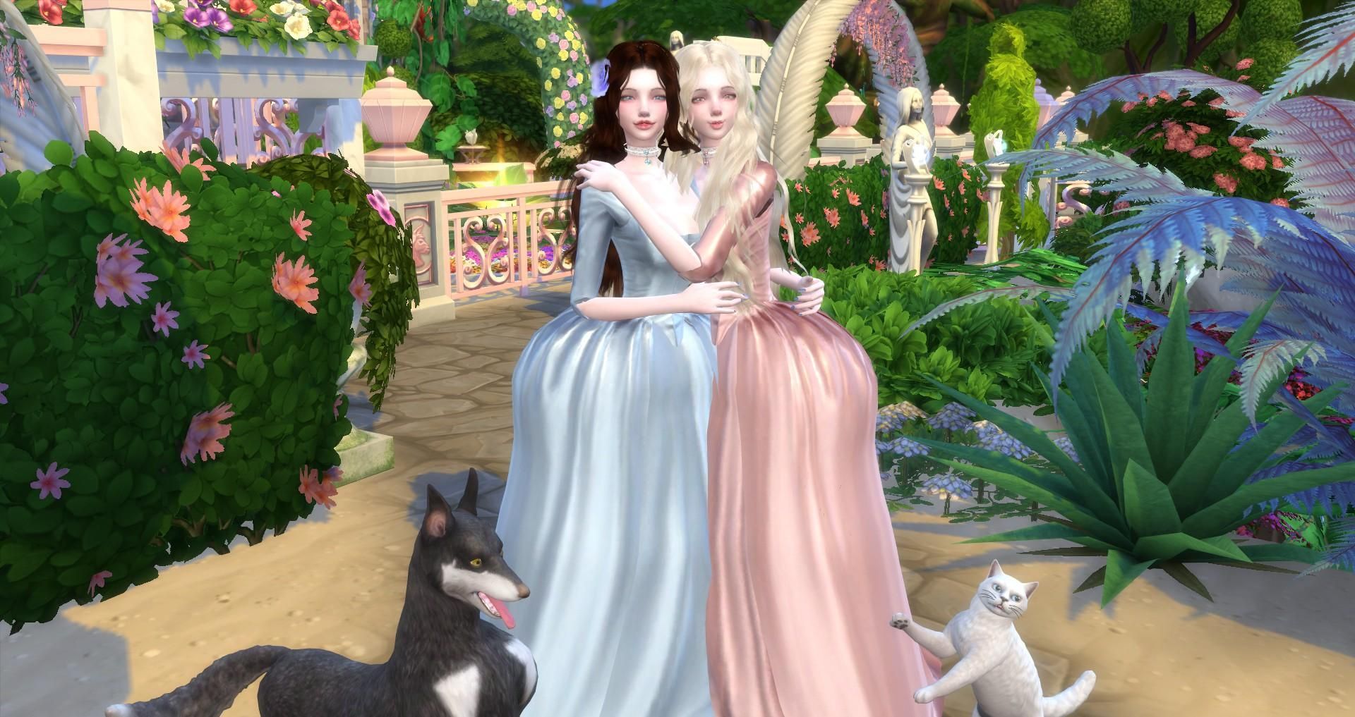 【其他】Sims~分享自製作品~公主姐妹Pauper @模擬市民 系列 哈啦板 - 巴哈姆特