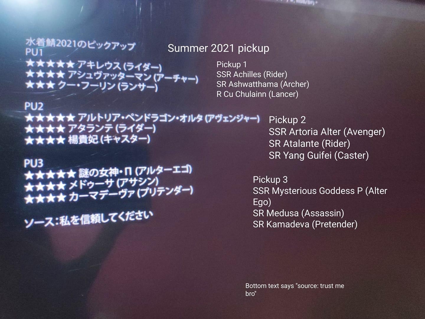 RE:(疑似)泳裝6期卡池内容(舅舅黨透露) @Fate/Grand Order 哈啦板 - 巴哈姆特