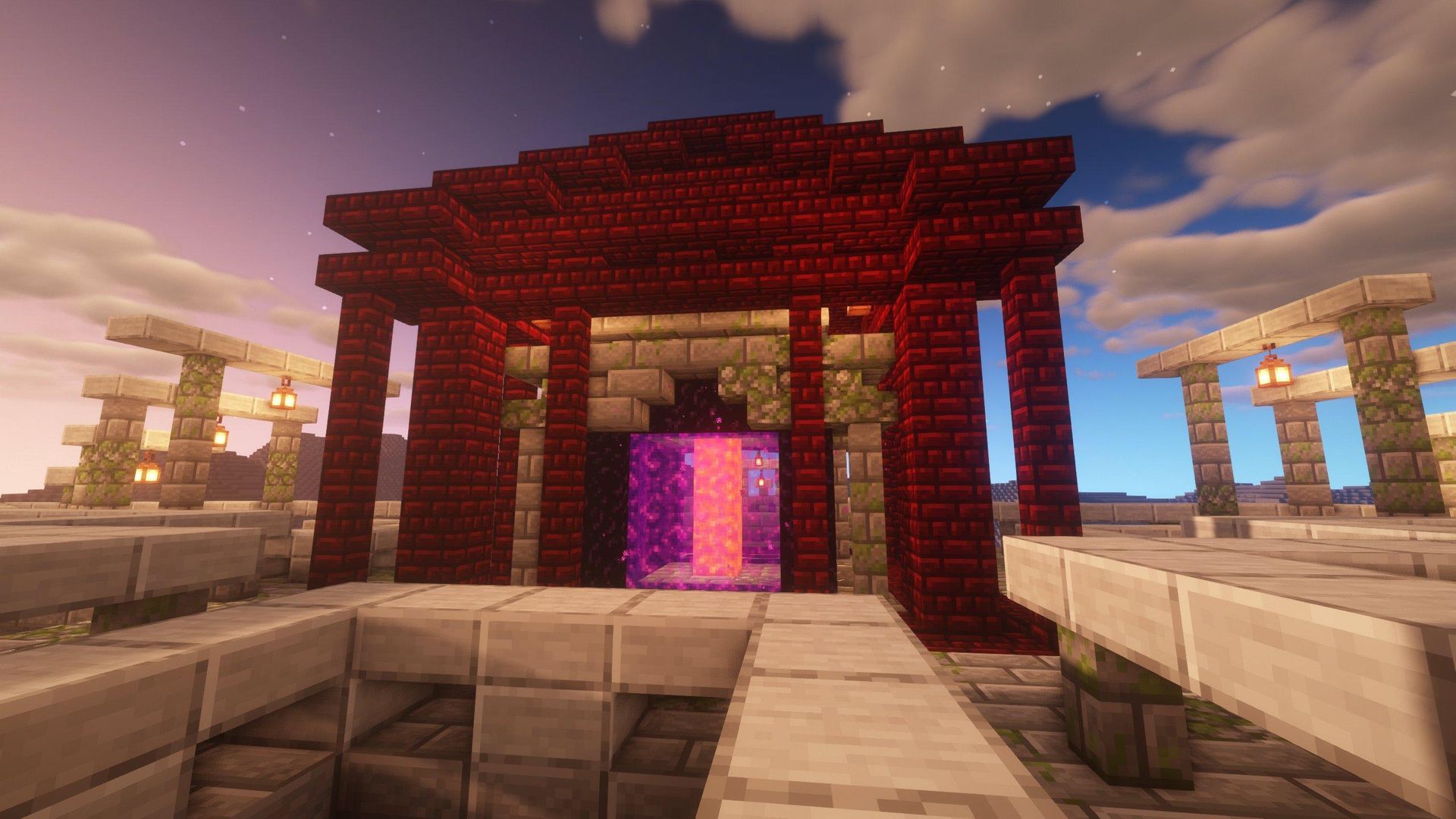【心得】遺跡建築-古代遺址地獄傳送塔 @Minecraft 我的世界（當個創世神） 哈啦板 - 巴哈姆特
