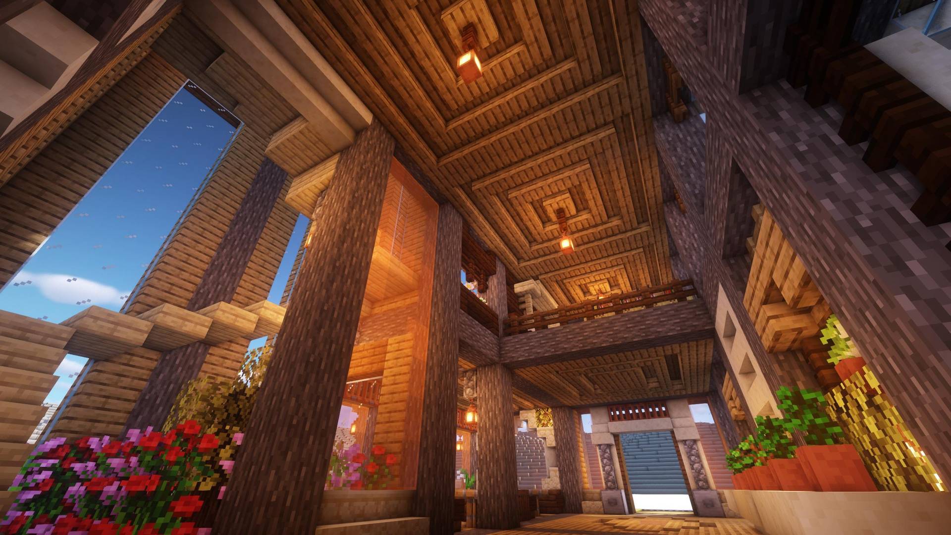 心得 沙漠建築 弧形溫室草藥研究所 Minecraft 我的世界 當個創世神 哈啦板 巴哈姆特