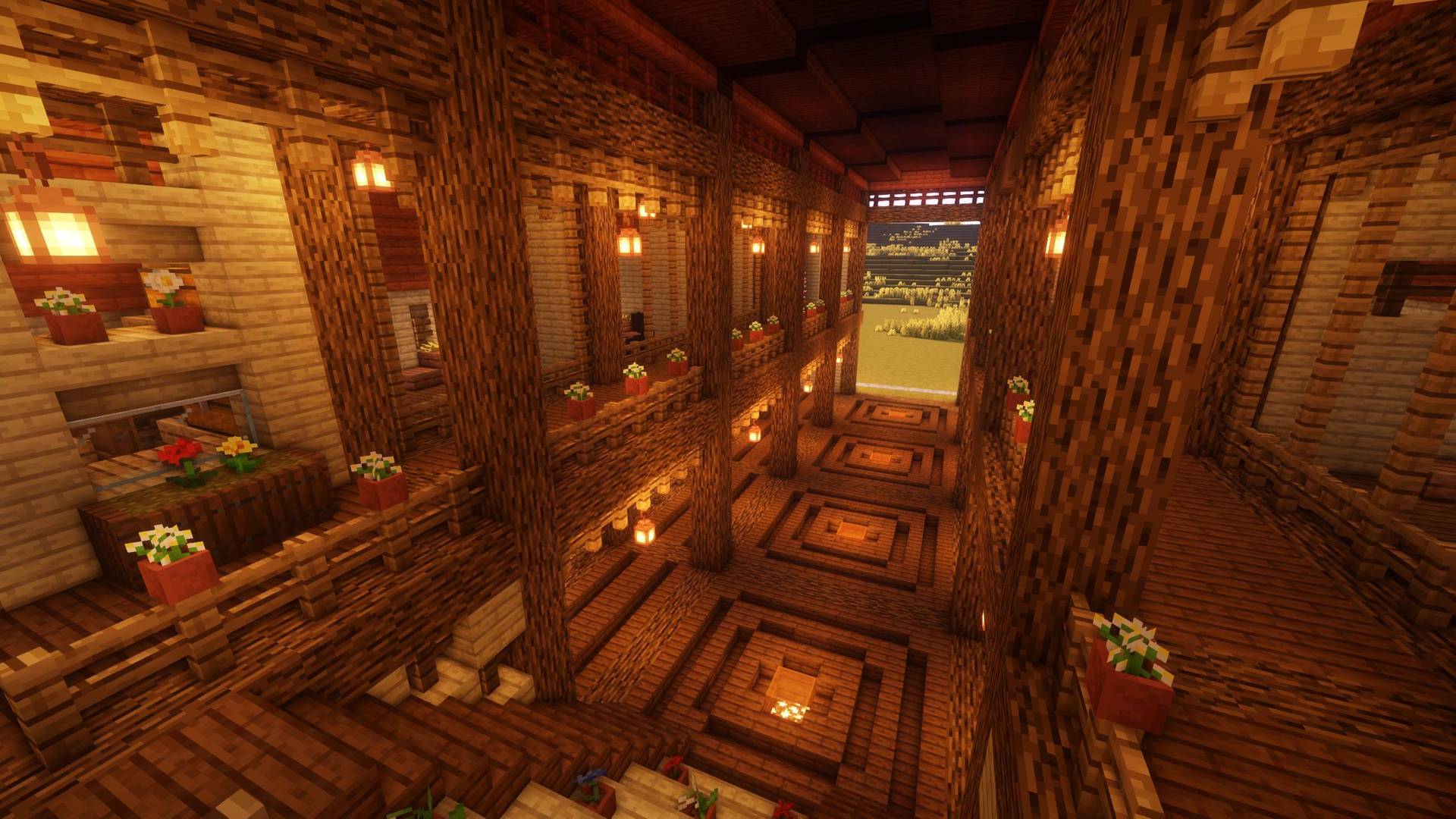 心得 草原建築 木製鄉村牧場 Minecraft 我的世界 當個創世神 哈啦板 巴哈姆特