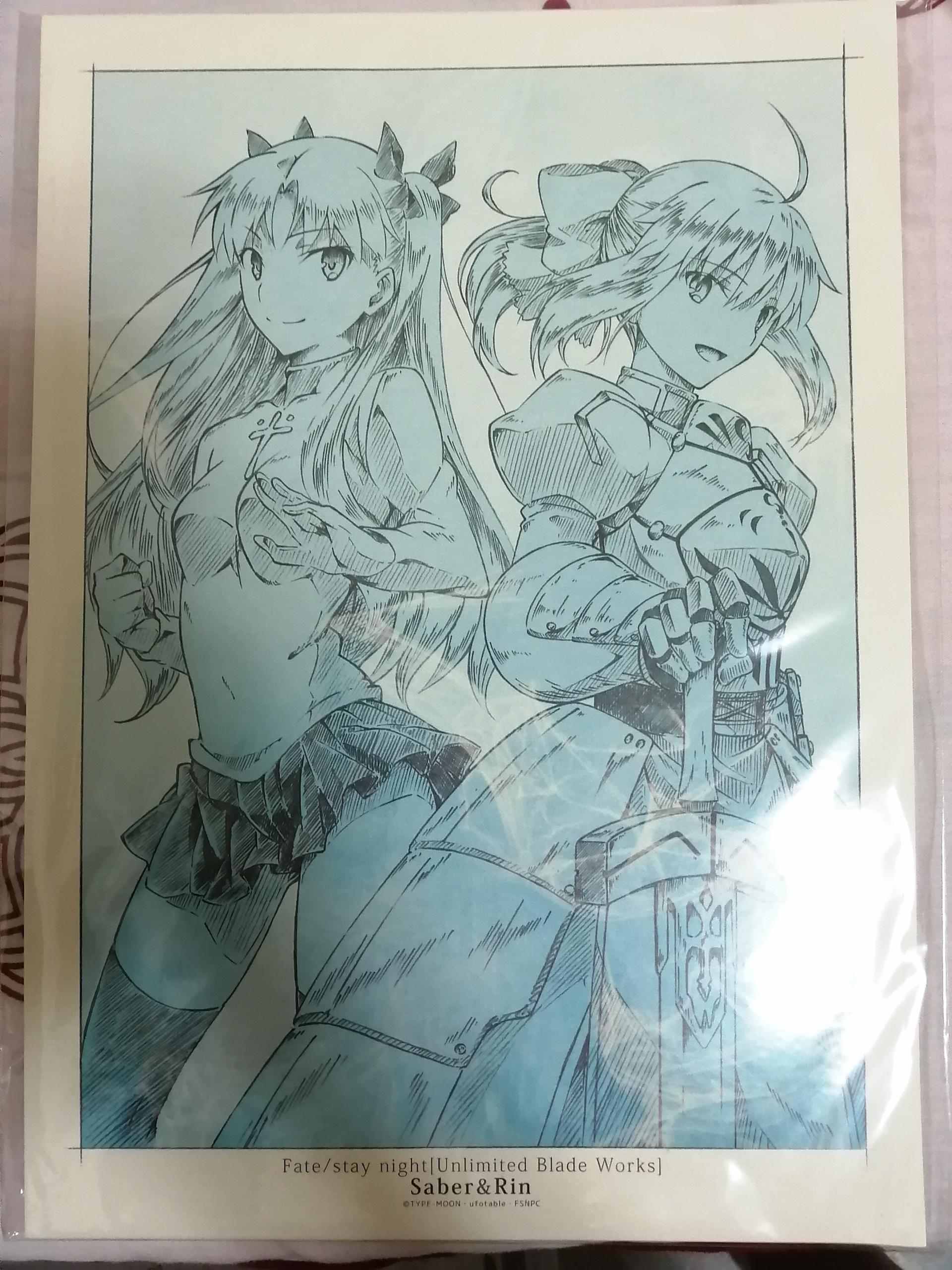 開書】Fate/stay night C87 Saber & C88凜Saber 角色原畫集@TYPE-MOON