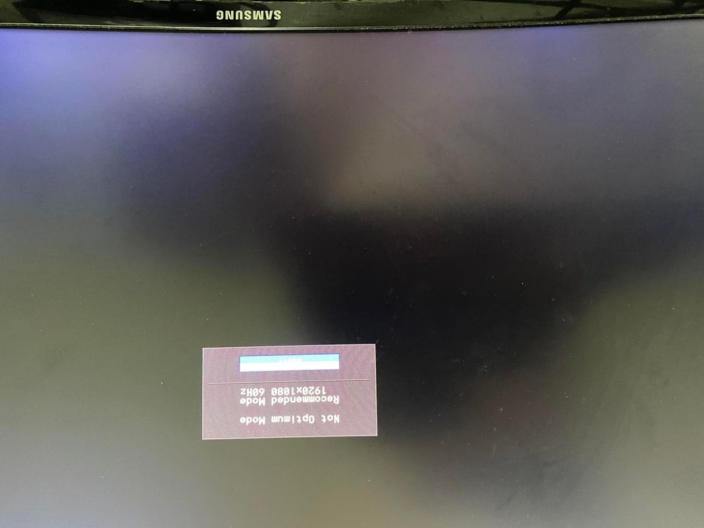 На мониторе надпись not optimum mode recommended mode 1280x1024 60hz что делать