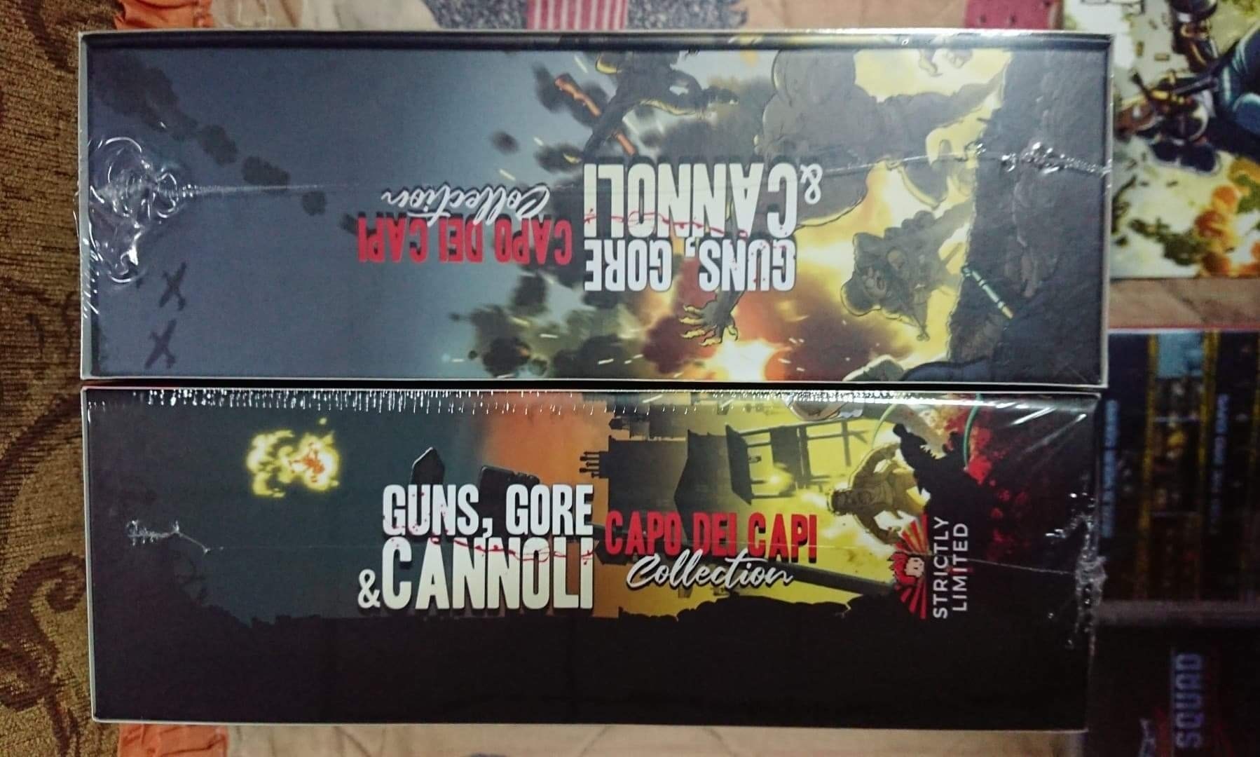 開箱】遲來的《槍血之歌1+2 限定版(Guns, Gore & Cannoli 1+2 limited