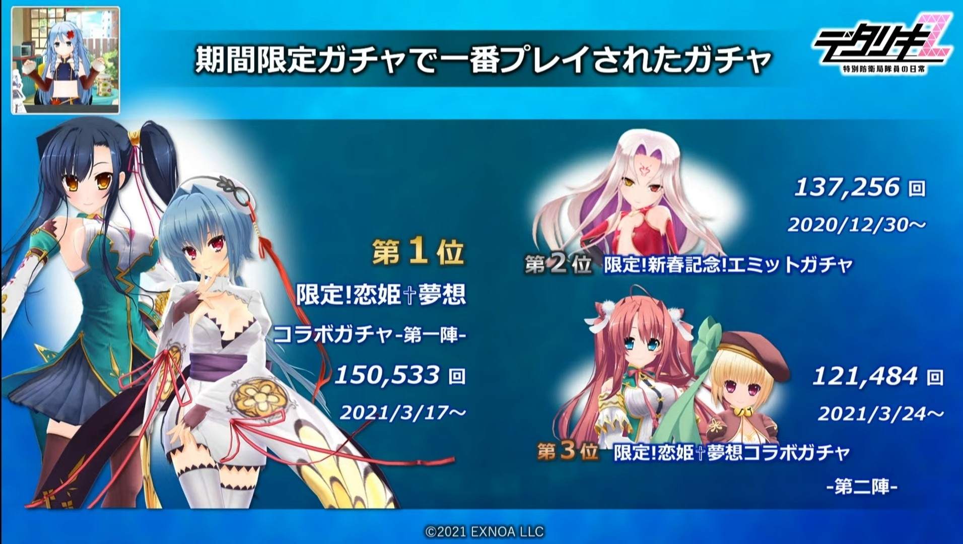 情報】デタリキZ2周年記念公式生放送（11/13 19:00) @DETARIKI Z 特別