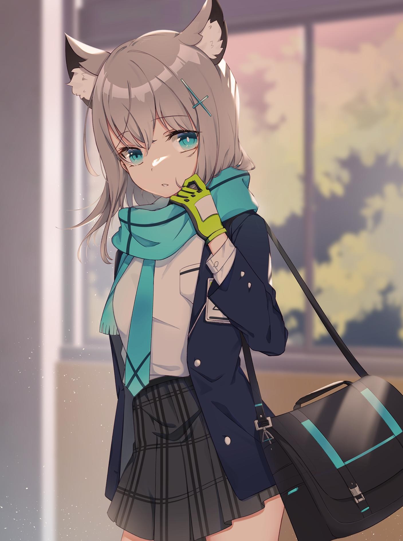 【繪圖】白子 @蔚藍檔案 精華區 - 巴哈姆特