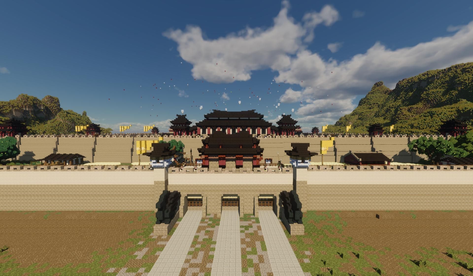 心得 Mayortw 中國風城鎮 老皮洛陽百萬宴活動場景詳細介紹 素材 Minecraft 我的世界 當個創世神 精華區 巴哈姆特