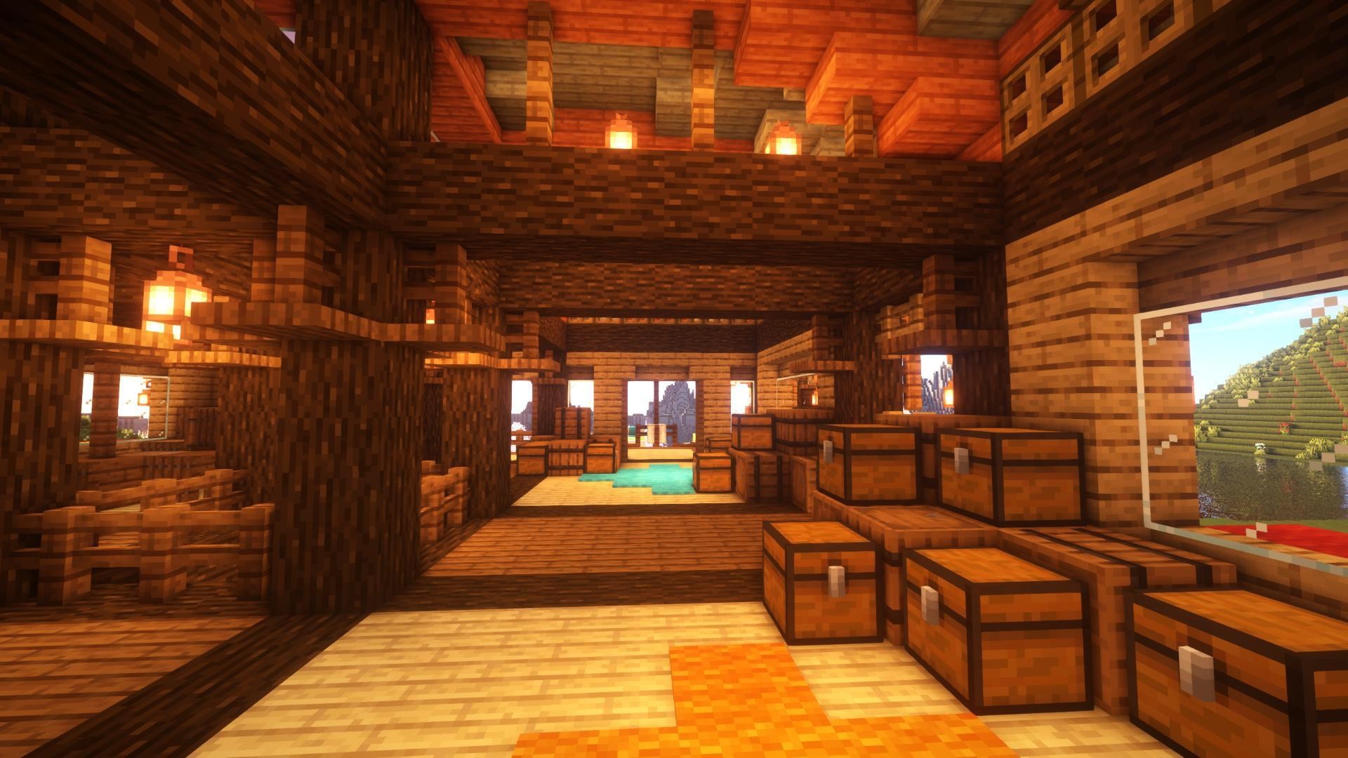 心得 草原建築 漁夫市集 漁港 Minecraft 我的世界 當個創世神 哈啦板 巴哈姆特