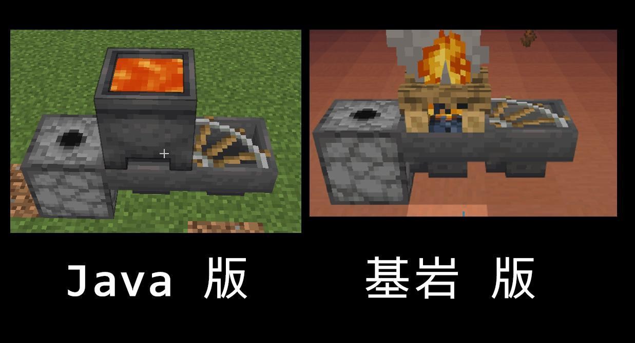 密技 礦車回收裝置 Java使用岩將鍋釜 基岩板使用營火 Minecraft 我的世界 當個創世神 哈啦板 巴哈姆特