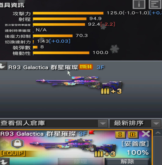 【問題】R93要用合的還是改造的？！ @A.V.A 戰地之王 哈啦板 - 巴哈姆特