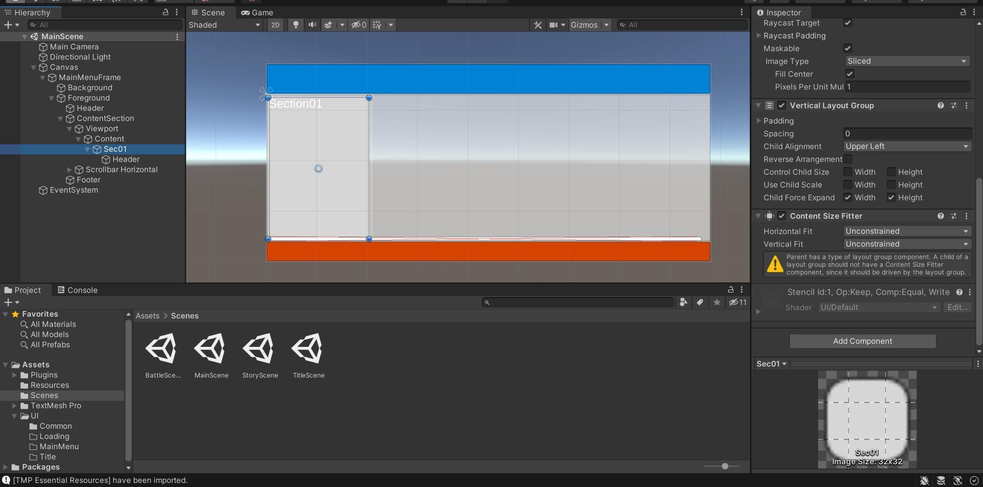 【問題】使用Unity UI做出類似Windows 8 APP介面的方法 @Unity3D 遊戲引擎 哈啦板 - 巴哈姆特