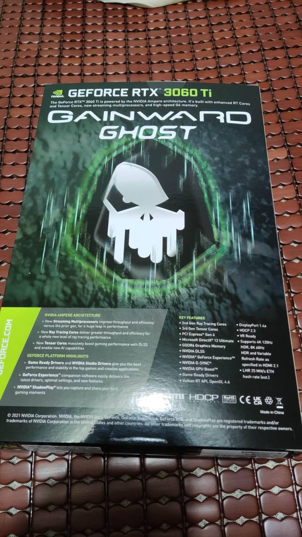 GAINWARD GHOST RTX 3060TI - dallen的創作- 巴哈姆特