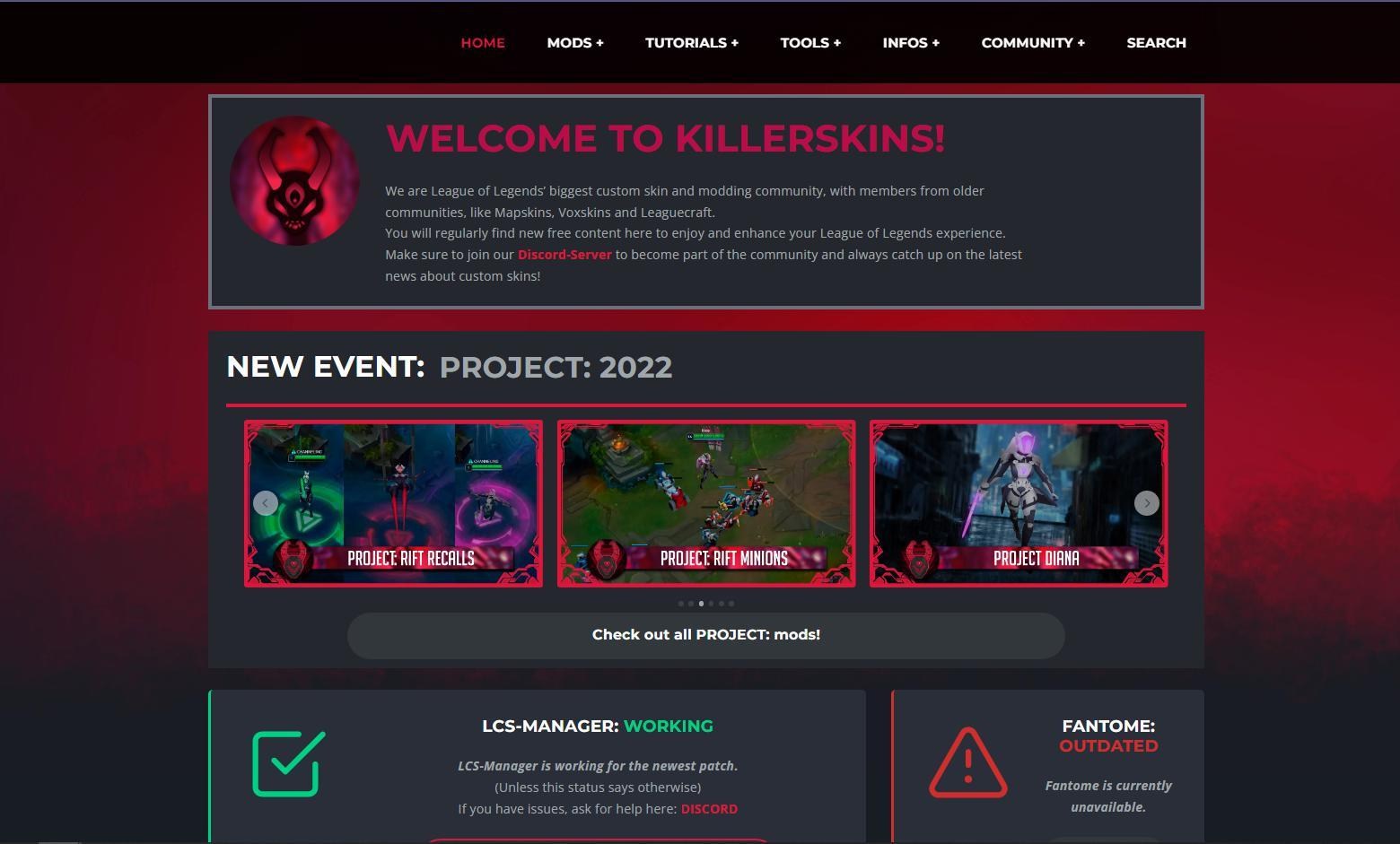 KillerSkins V2 – Discord