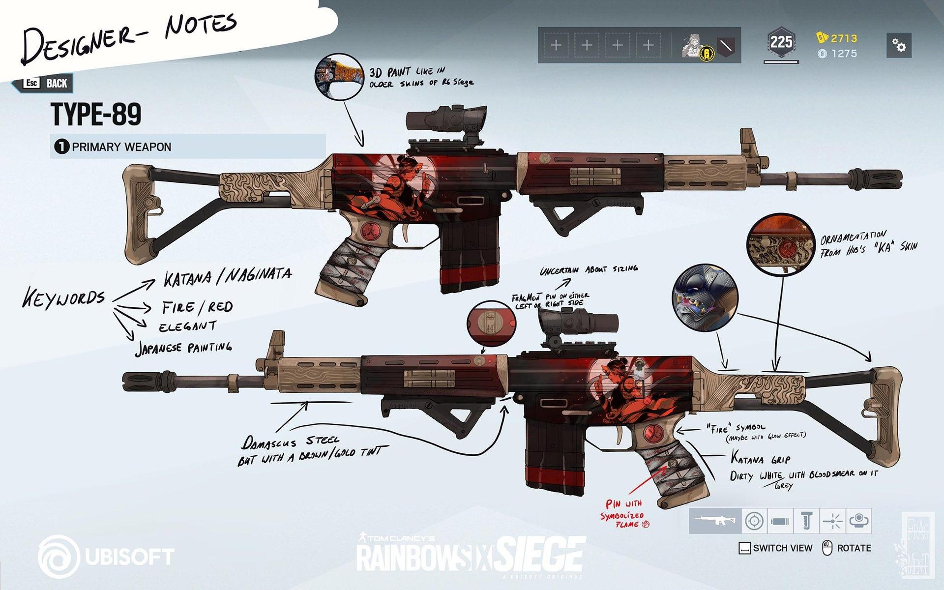 【討論】TYPE-89 SKIN @虹彩六號 系列 哈啦板 - 巴哈姆特