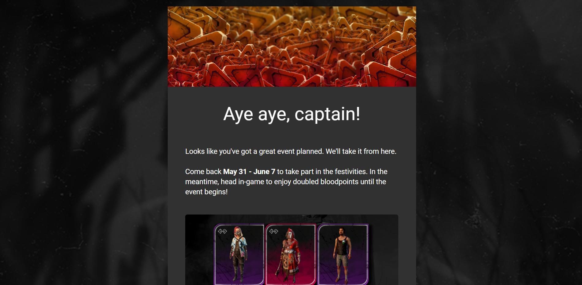 情報 官方投票決定你的六周年獎勵 Dead By Daylight 黎明死線 哈啦板 巴哈姆特