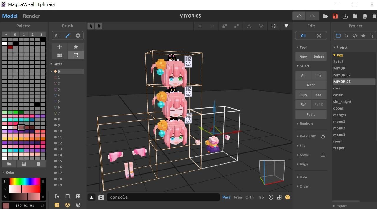 【情報】MagicaVoxel入門教程（官方藏這麼深誰找的到） @TERAVIT 哈啦板 - 巴哈姆特