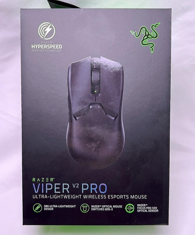 RAZER 雷蛇VIPER V2 PRO 無線電競滑鼠- 極輕量58克、超高30000 DPI