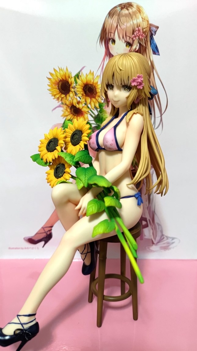 ひまわり少女　百瀬くるみ　1/7 フィギュア ダイキ工業 Amazon | ダイキ工業 sakurairo5 ひまわり少女 百瀬 くるみ 1/7