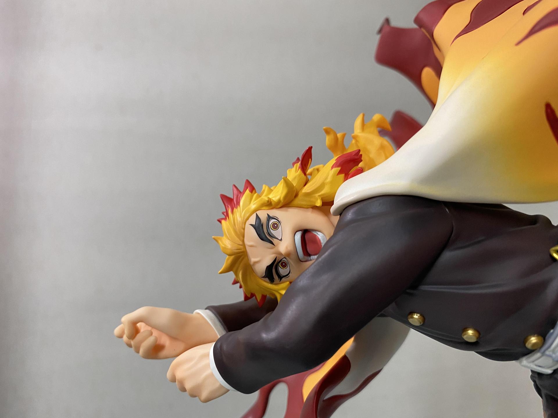 心得】BellFine 煉獄杏壽郎DXver. - 原來是PVC啊，還以為是雕像呢@綜合