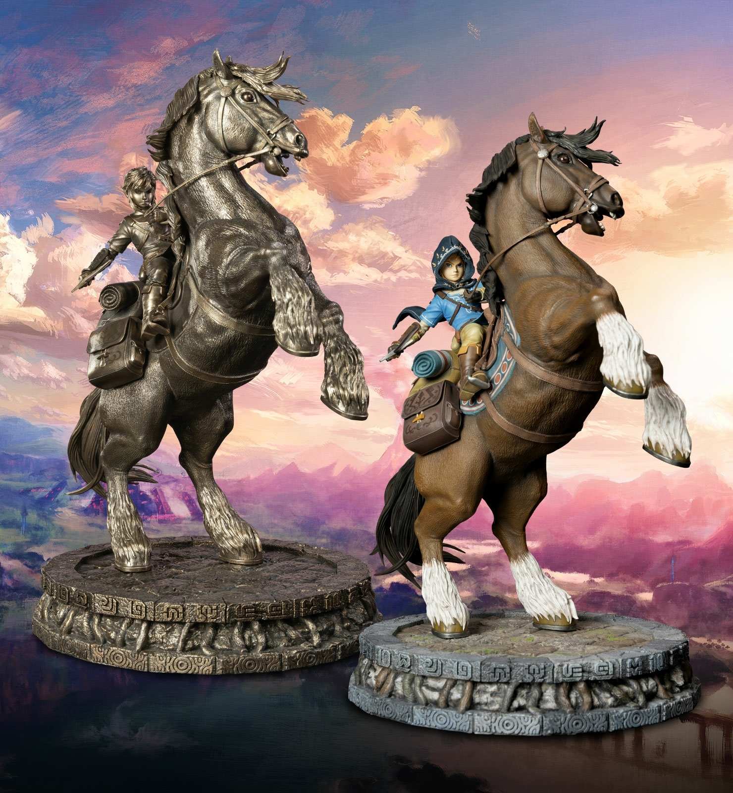 【大人玩具】First 4 Figures 薩爾達傳說：曠野之息 騎馬林克 樹脂雕像 (標準版/獨家版/青銅版) @NS / Nintendo ...