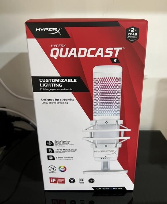 心得】潔白風格HyperX Quadcast S 電容麥克風開箱分享@電腦應用綜合