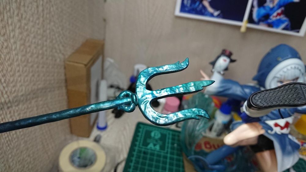 【心得】Hololive Gawr Gura 古拉 GK塗裝完成+製作 @綜合公仔玩具討論區 哈啦板 - 巴哈姆特