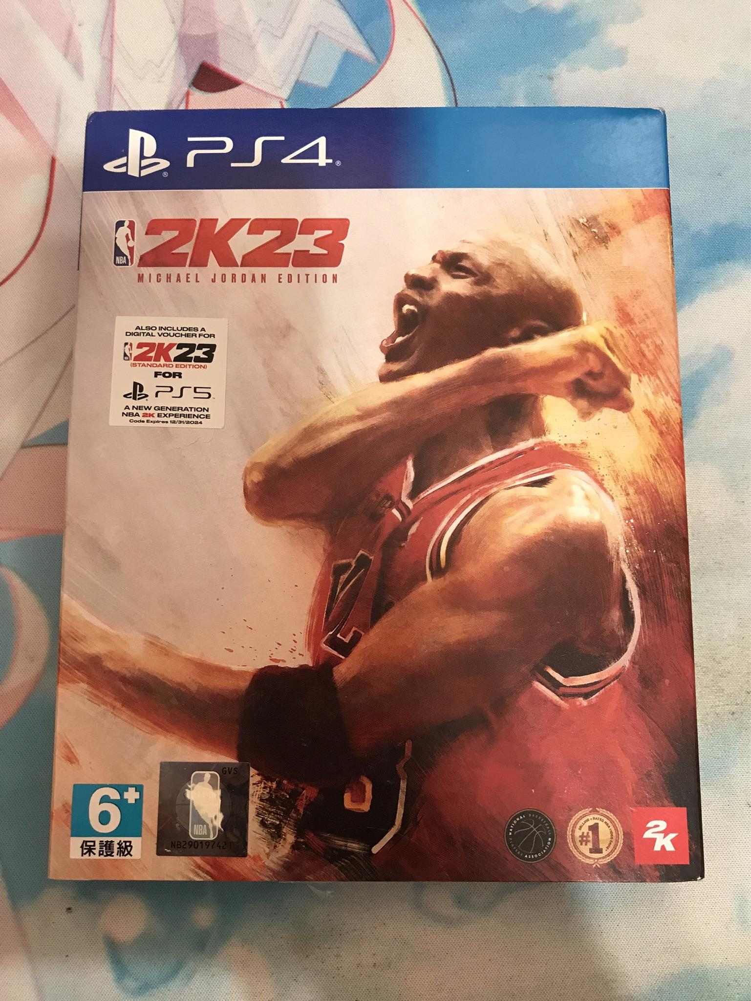 心得】PS4 NBA 2K23 喬丹版簡易開箱及是否有包含PS5數位板問題解答@NBA