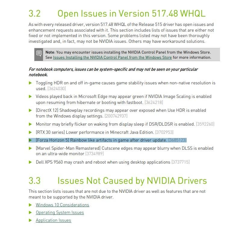 【問題】11/15更新#3樓 NVIDIA 最新526.86驅動已解決5代彩虹破圖、彩虹偽影 @極限競速 哈啦板 - 巴哈姆特