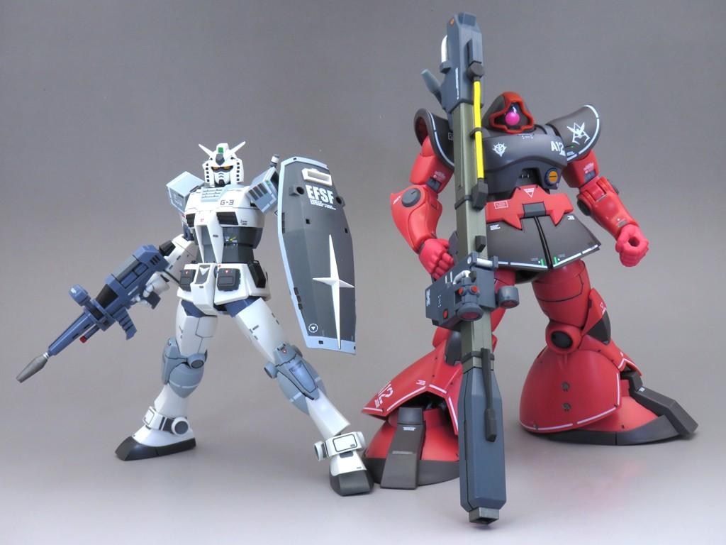 達人專欄] Robot魂- G-3 Gundam & Char's Rick Dom Ver. A.N.I.M.E. 鋼