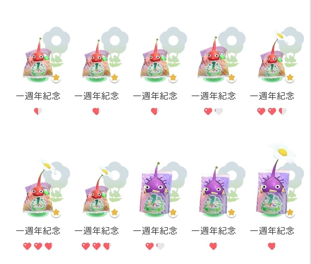 【情報】一周年紀念飾品皮克敏活動 總共3階段 更新至階段三 @Pikmin Bloom 哈啦板 - 巴哈姆特