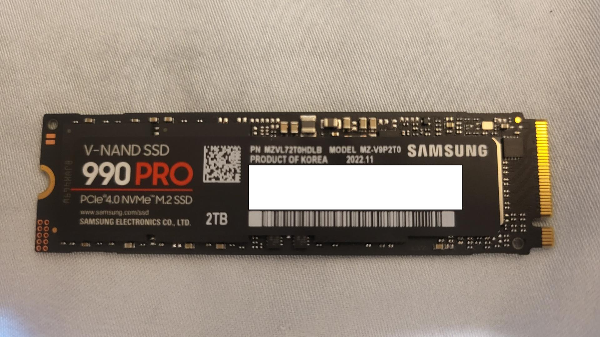 サムサン未開封サムサンSamsung SSD 990 Pro 2T Pcle NVMe