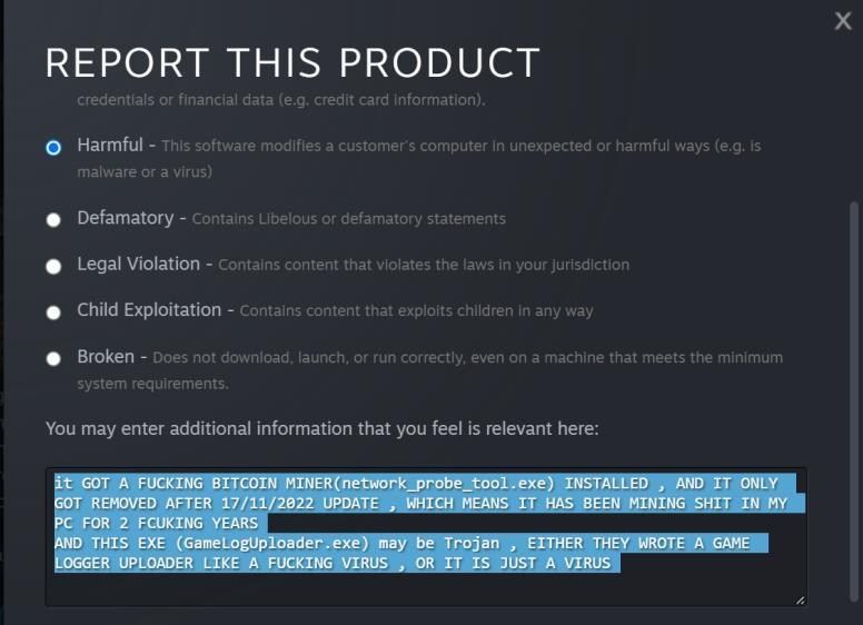 【問題】(你已被植入病毒)戰意檔案內network_probe_tool.exe 是 bitcoin miner? @戰意 哈啦板 - 巴哈姆特