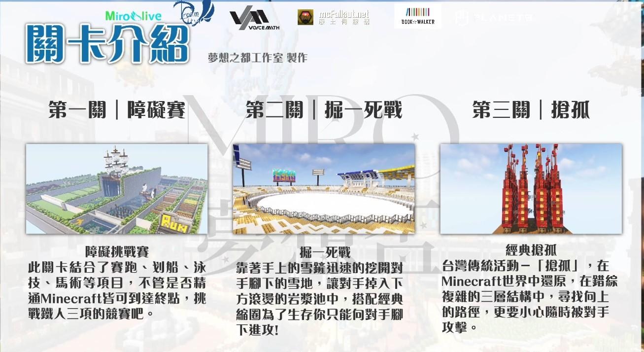 【討論】【第一屆MIRO夢想盃】超大型 Minecraft 線上競賽 12/11決賽&紅包場 @虛擬 Youtuber（Vtuber） 哈啦板 ...