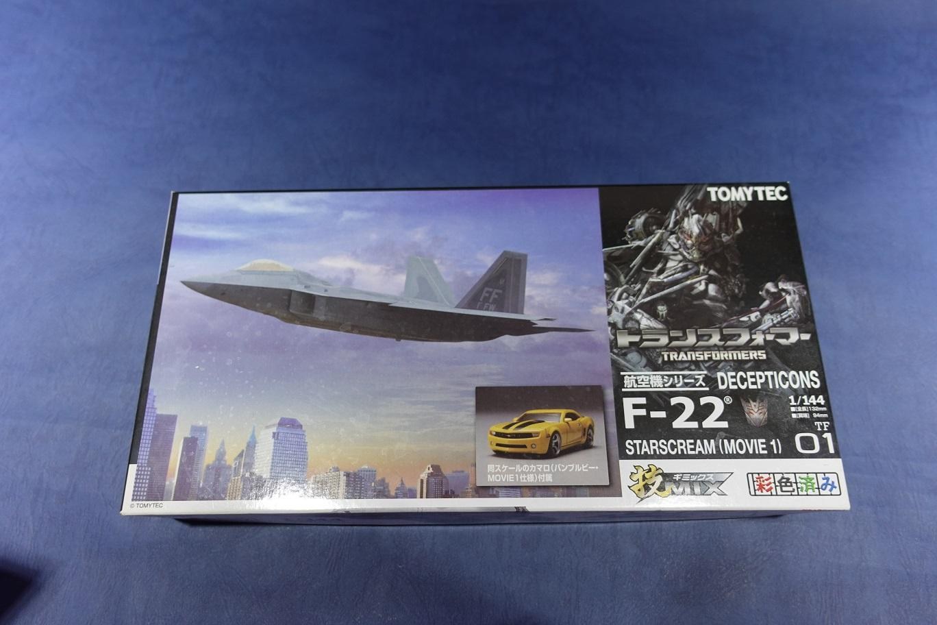 HOT新作トミーテック　技MIX　ギミックス　1/144　F-22　ラプター　航空自衛隊　第6飛行隊（築城基地）　仮想空自仕様　彩色済み　希少　JASDF 日本