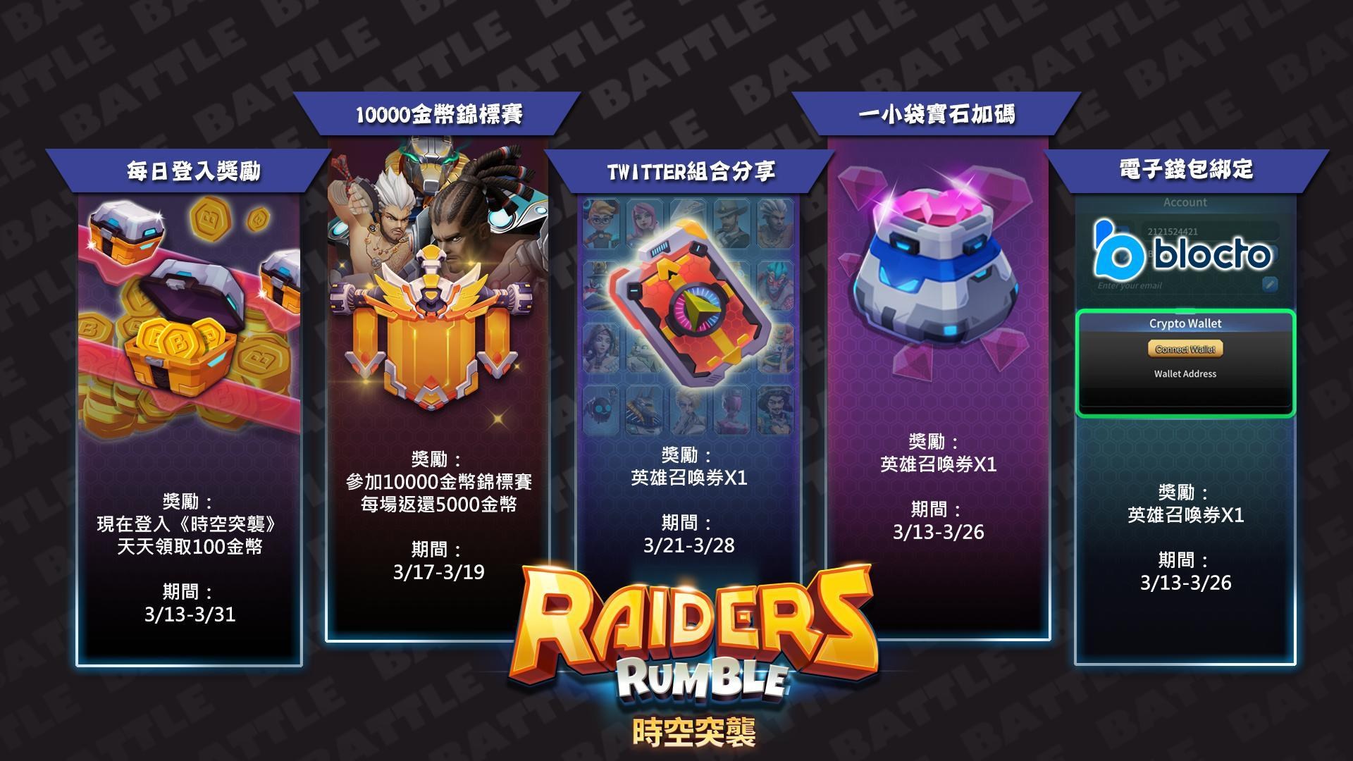 【情報】遊戲正式公測啦 @Raiders Rumble 哈啦板 - 巴哈姆特