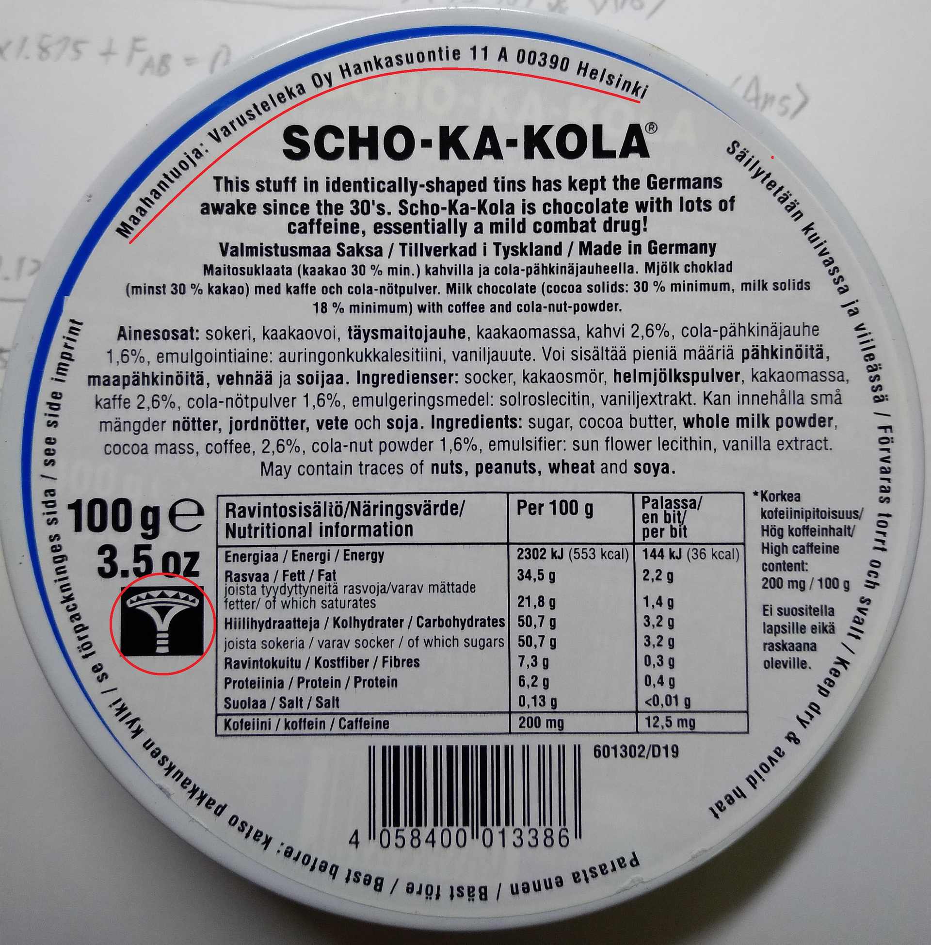 RE:【閒聊】手工自製二戰德軍巧克力Scho-Ka-Kola @軍事策略哈啦板- 巴哈姆特