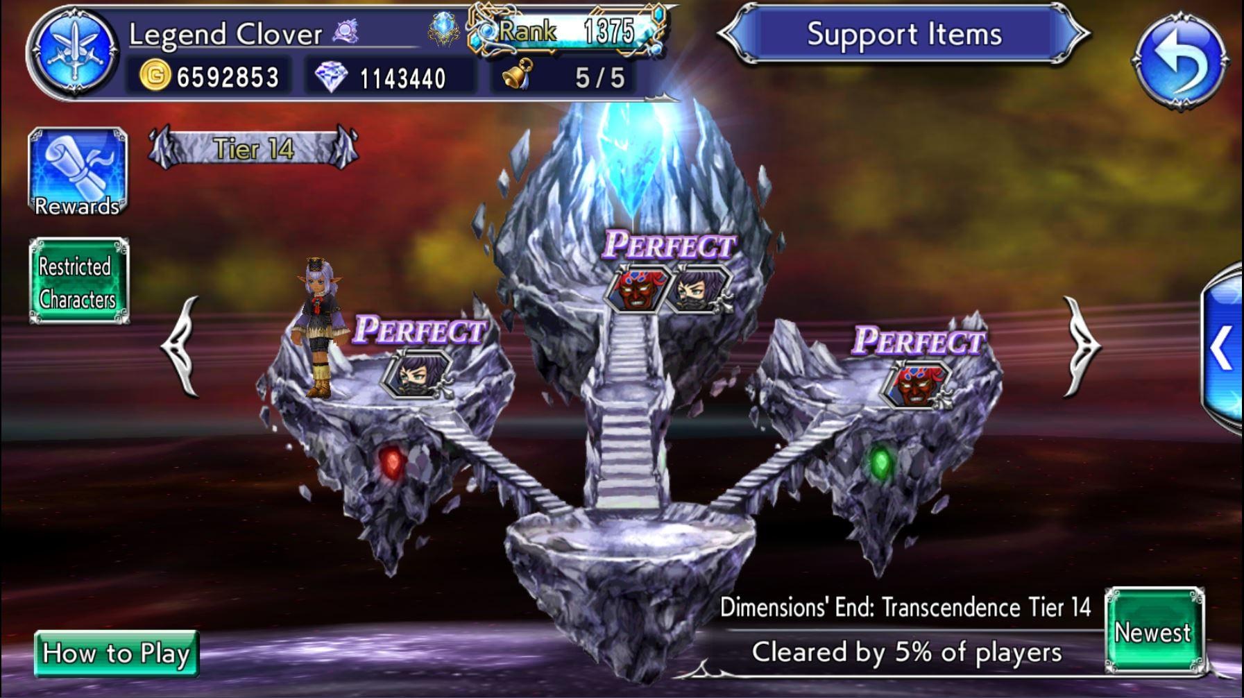 【討論】4/21 Dimension's End : Transcendence ~Tier 14~ (done) @Dissidia ...