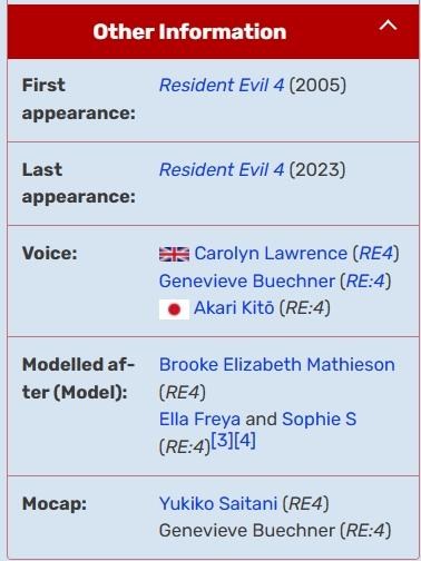 Akari Kitō, Resident Evil Wiki