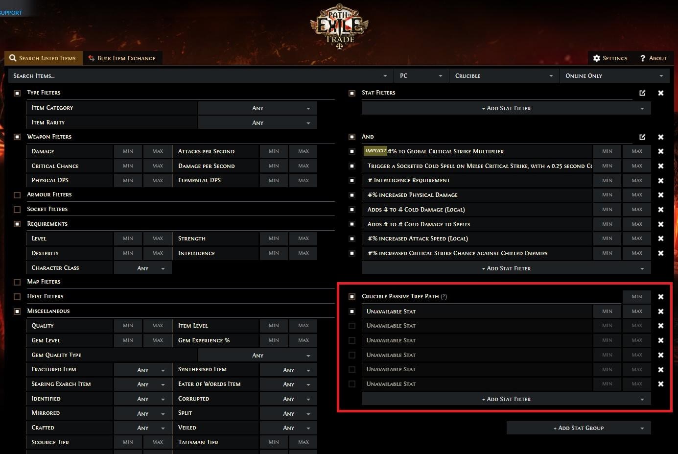 問題】國際服交易所武器天賦名稱無法顯示@流亡黯道Path of Exile 哈啦板- 巴哈姆特