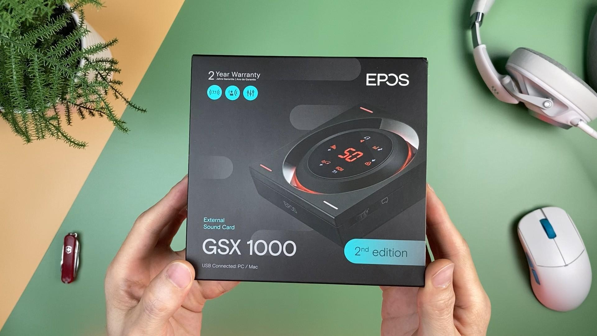 心得】遊戲神器EPOS GSX 1000 2nd edition 外接式音效卡開箱分享@電腦