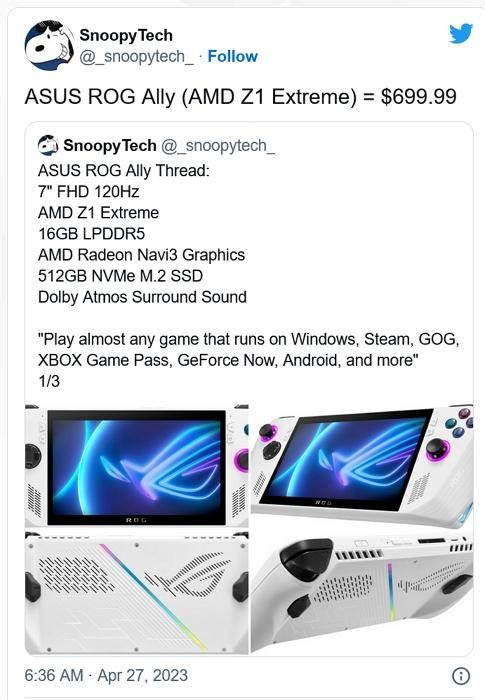 問題】ROG ALLY 多少錢你會買@Steam 綜合討論板哈啦板- 巴哈姆特