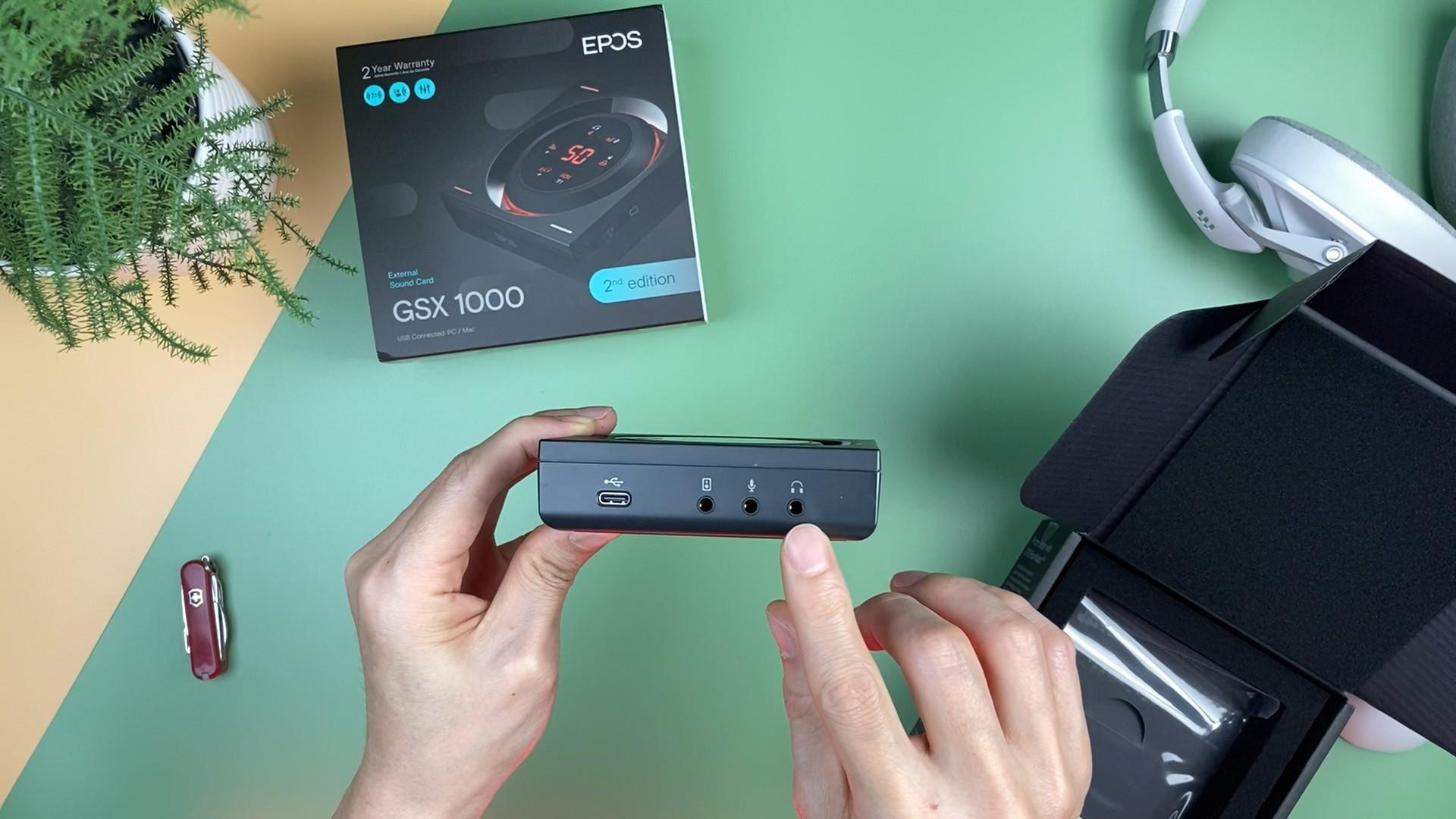 心得】遊戲神器EPOS GSX 1000 2nd edition 外接式音效卡開箱分享