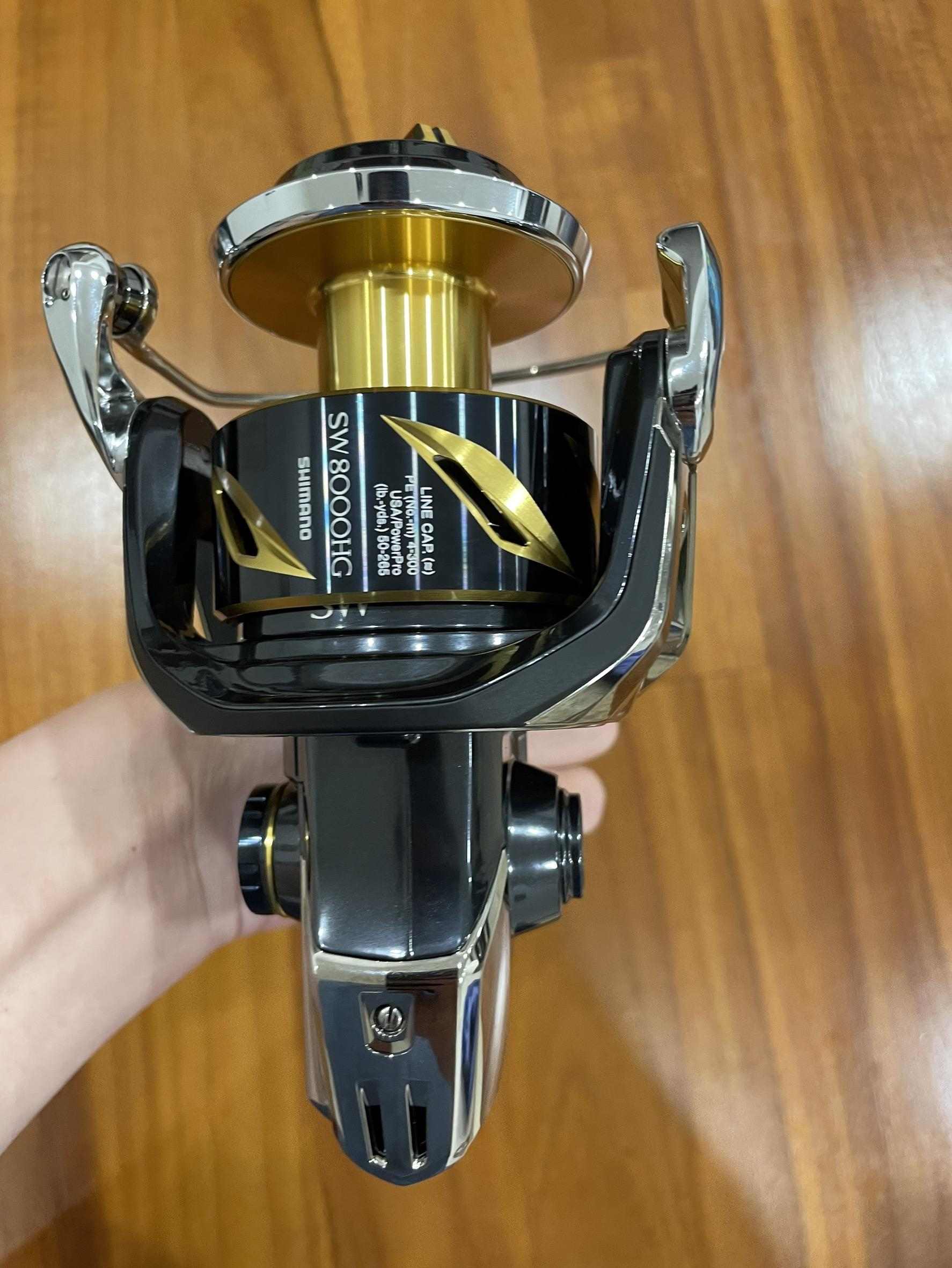 Moulinet Shimano Stella SW 8000HG – Toupie – Avec Bobine Neuve – Excellent état