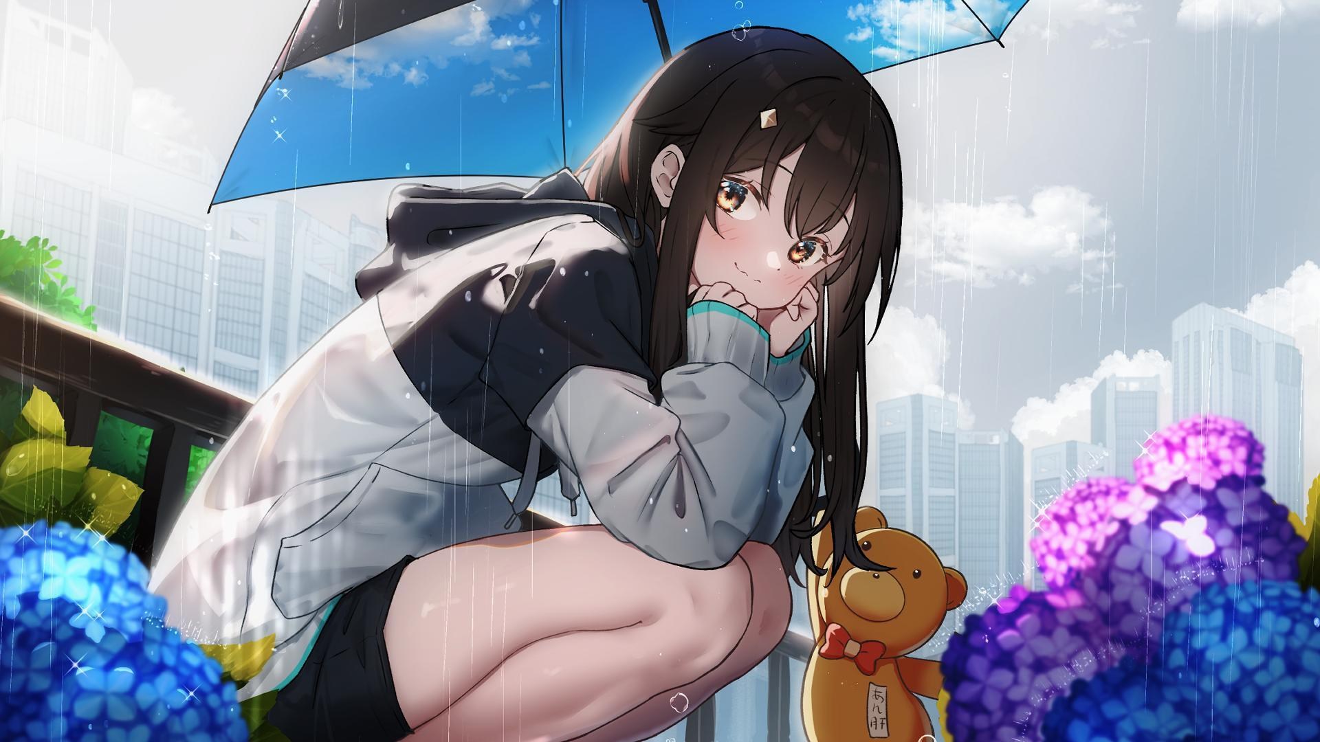 繪圖】梅雨、紫陽花、空@虛擬Youtuber（Vtuber） 哈啦板- 巴哈姆特