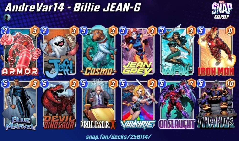 【閒聊】Snap Battle Arena公開賽前8強牌組 @MARVEL SNAP 哈啦板 - 巴哈姆特