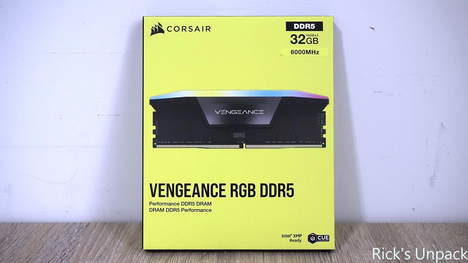 心得】【開箱】賊船信仰記憶體｜CORSAIR VENGEANCE RGB DDR5 16G*2