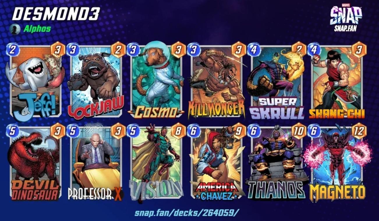 【閒聊】Season 15 Snap Battle Arena #2 前8強牌組 @MARVEL SNAP 哈啦板 - 巴哈姆特